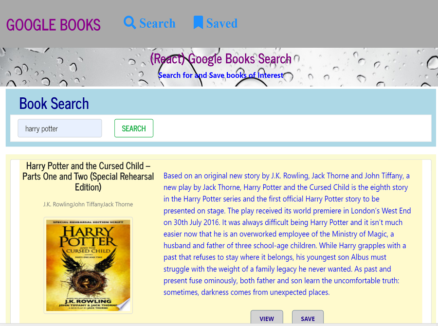 Google Book App
